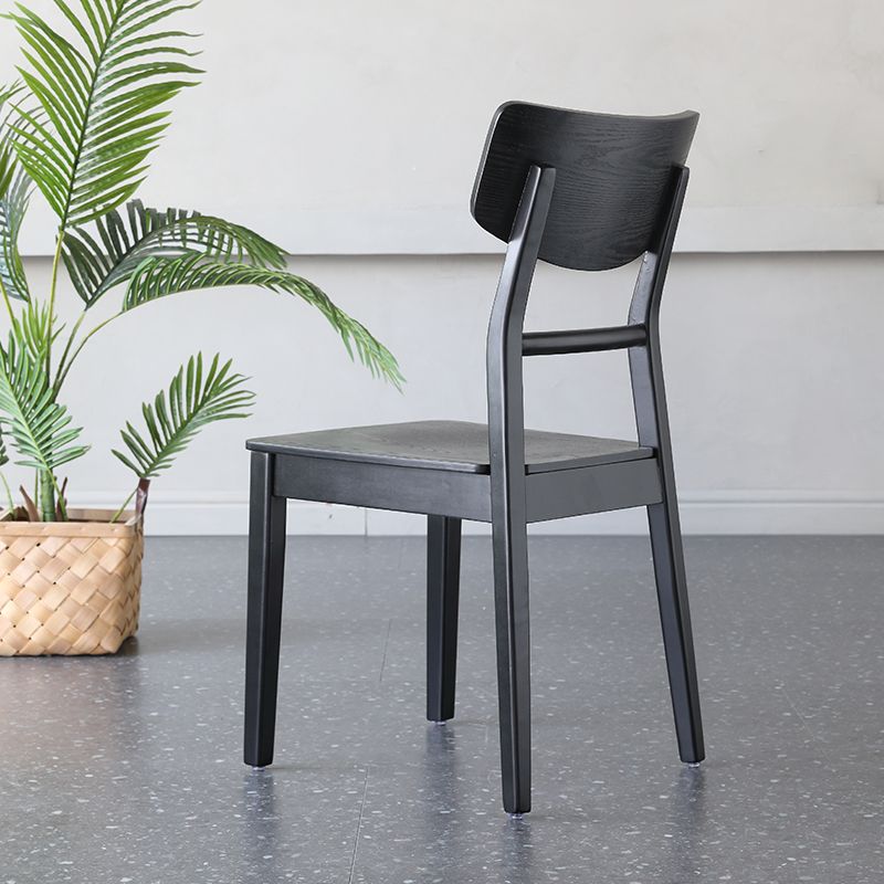 Industrial Home Wood Side Chair Ladder Back Dining Chair (Set of 4) Clearhalo ' kitchen&dining_furn' 'Dining Chairs' 'Dining Tables & Seating' 'dining_chair' 'furn' 'furn_dining_chair' 'Furniture' 'furniture_dining_chair' 'Kitchen & Dining Furniture' 'kitchen' 1200x1200_b2d4d304-028c-4054-9b6f-7da19a29bc29