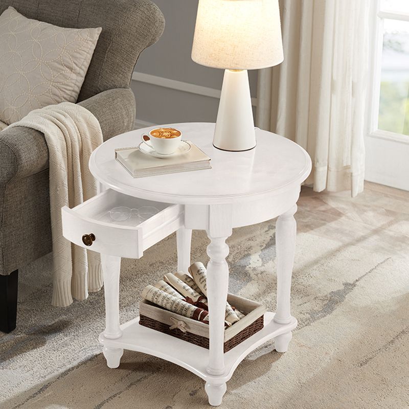 Table d'appoint à traîneau de rangement en bois de 60 cm de haut pour chambre à coucher