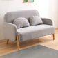 26.77" Wide Velvet Sofa Standard Square Arm Sofa for Living Room