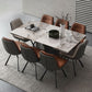 Modern Expandable Dining Table Furniture 1/2/5/6/7 Pieces Home Dining Room Set Clearhalo 'Dining Room Sets' 'Dining Tables & Seating' 'dining_room_set' 'furn' 'furn_dining_room_set' 'Furniture' 'Kitchen & Dining Furniture' 1200x1200_b2d69410-2c54-4d00-9780-7aa9a0af1f43