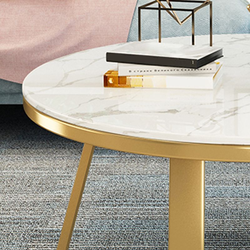 Moderner minimalistischer Couchtisch runder Couchtisch für Wohnzimmer