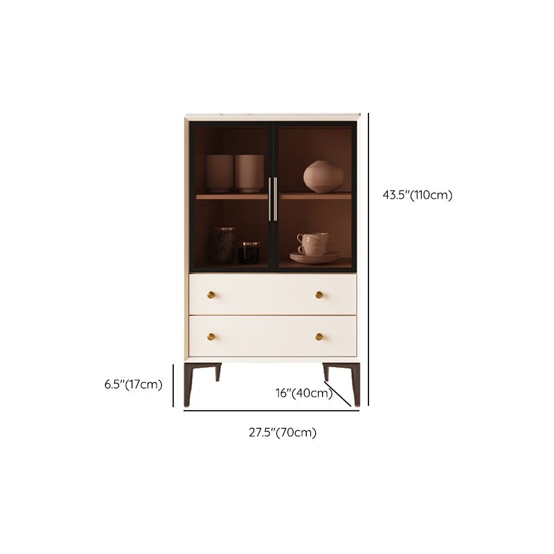 Maison de rangement du rectangle du rectangle de luxe de luxe en pierre fritte