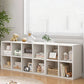Contemporary Standard Bookshelf Engineered Wood Closed Back Bookcase