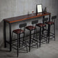 Industrial Bar Table Solid Wood Rectangle Pub Table for Outdoor Breakroom Clearhalo 'Bar Furniture' 'Bar Tables' 'bar_tables' 'furn' 'furn_bar_tables' 'Furniture' 'Kitchen & Dining Furniture' 1200x1200_b2da20d1-185f-4ef0-b6fa-94ded5e51e31