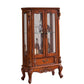 Traditional Rubberwood Display Stand Glass Doors Display Cabinet for Living Room Clearhalo 'Display & China Cabinets' 'display_china_cabinets' 'furn' 'furn_display_china_cabinets' 'Furniture' 'Kitchen & Dining Furniture' 1200x1200_b2df983c-1dae-4f30-bdd8-87f134df0a70