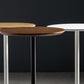 41.3"H Industrial Pedestal Pub Table Round Bistro Bar Solid Wood Table