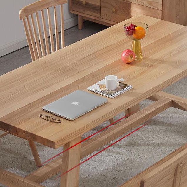 Modern 1/2/4 Pieces Dining Set Rectangle Wood Dining Table for Dining Room Clearhalo 'Dining Room Sets' 'Dining Tables & Seating' 'dining_room_set' 'furn' 'furn_dining_room_set' 'Furniture' 'furniture_dining_room_set' 'Kitchen & Dining Furniture' 'kitchen&dining_furn' 'kitchen' 1200x1200_b2e17c3e-1e8e-45f9-836c-6d33ddae130c