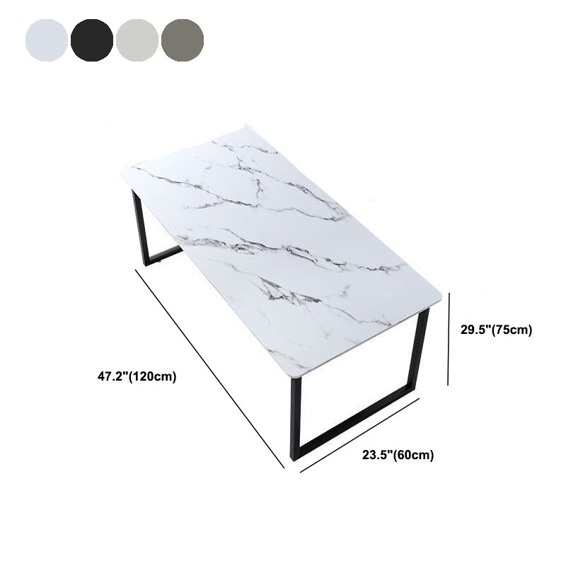 30"H Contemporary Office Desk Rectangular Writing Desk for Office Clearhalo 'furn' 'furn_office_desk' 'Furniture' 'Office Desks' 'Office Furniture' 'office_desk' 1200x1200_b2e1db67-8b00-41e4-93f9-891df6165930