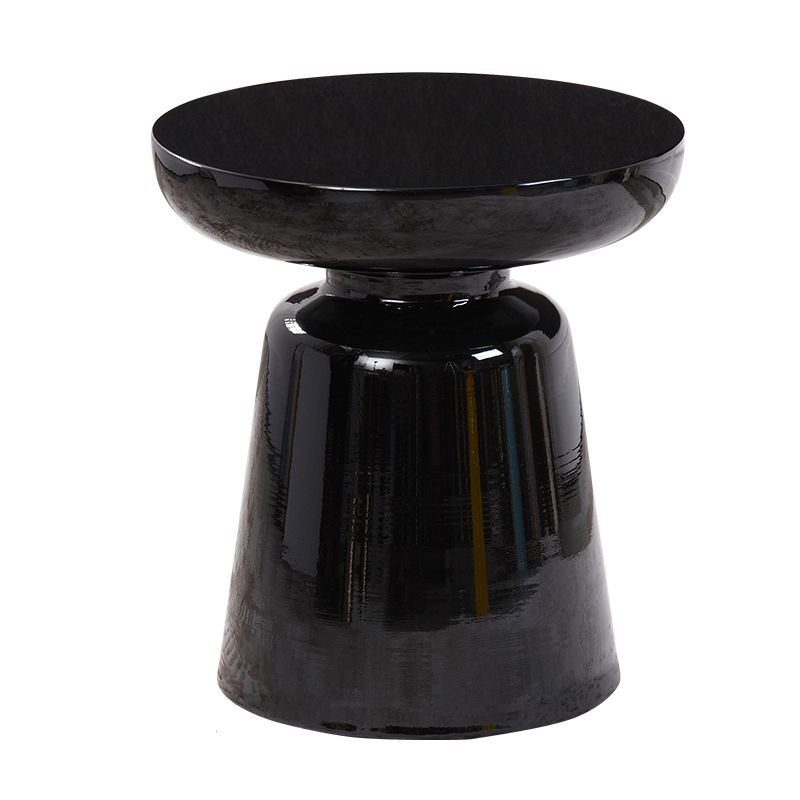 Modern Metal Round Side Table 43/60' Tall Pedestal End Table Clearhalo 'Coffee & Accent Tables' 'End & Side Tables' 'end_side_tables' 'furn' 'furn_end_side_tables' 'Furniture' 'Living Room Furniture' 1200x1200_b2e296d2-d57f-4290-8d85-97753b38747d