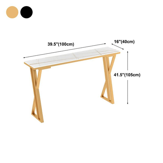 Contemporary Rectangle Bar Dining Table Indoor Bar Height Cocktail Table 42-Inch Top Clearhalo 'Bar Furniture' 'Bar Tables' 'bar_tables' 'furn' 'furn_bar_tables' 'Furniture' 'furniture_bar_tables' 'Kitchen & Dining Furniture' 'kitchen&dining_furn' 'kitchen' 1200x1200_b2e3a69c-1325-4612-8ef3-fd7f10ab1f85
