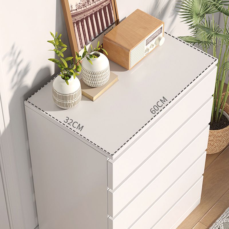 Contemporary White/Natural Chest with Wooden Drawers Rectangle Chest Clearhalo 'Cabinets & Chests' 'cabinets_chests' 'furn' 'furn_cabinets_chests' 'Furniture' 'Living Room Furniture' 1200x1200_b2e3f6a9-1f23-4ae4-8b83-ddb8bdcb6876