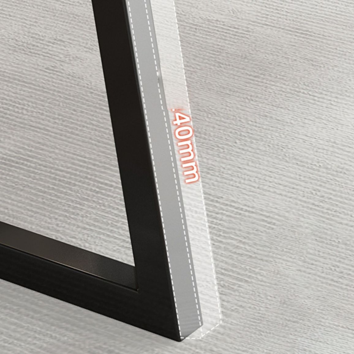 Hedendaagse rechthoekige schrijfbureau Engineered Wood Office Desk met benen