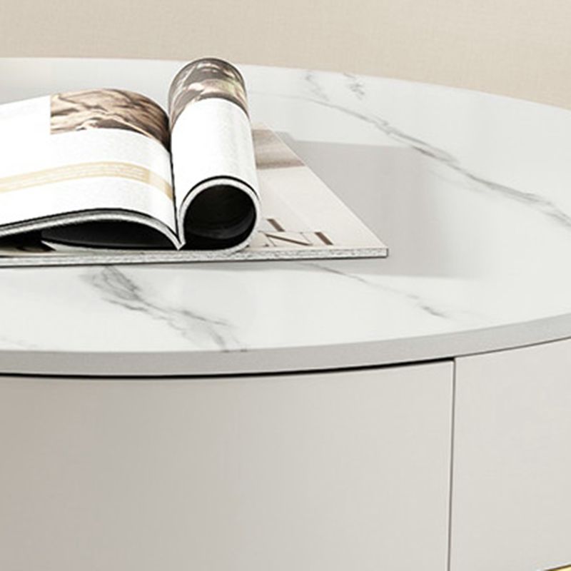 Gold Glass Top Coffee Table Set Frame Cocktail Table with Drawers Clearhalo 'Coffee & Accent Tables' 'Coffee Tables' 'coffee_tables' 'furn' 'furn_coffee_tables' 'Furniture' 'Living Room Furniture' 1200x1200_b2e74c41-ac21-4449-8e73-29b9ee5c2398