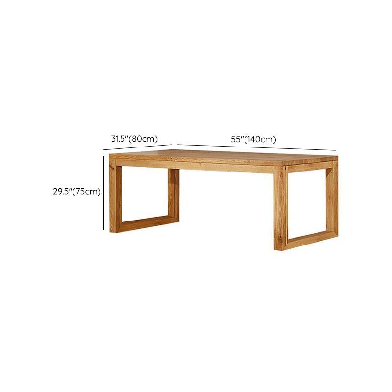 Modern 1/9 Pieces Dining Set Rectangle Pine Wood Dining Table for Dining Room Clearhalo 'Dining Room Sets' 'Dining Tables & Seating' 'dining_room_set' 'furn' 'furn_dining_room_set' 'Furniture' 'Kitchen & Dining Furniture' 1200x1200_b2e93fd6-4550-4c45-b612-a738479d1be9