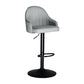Nordic Metal Swivel Adjustable Barstool Indoor Tall Stool with Upholstered Clearhalo 'Bar Furniture' 'Bar Stools' 'bar_stools' 'furn' 'furn_bar_stools' 'furniture_bar_stools' 'Kitchen & Dining Furniture' 'kitchen&dining_furn' 'kitchen' 'kitchen_furn' Furniture' 1200x1200_b2ea2068-d125-40a0-aded-456a3edd26f1