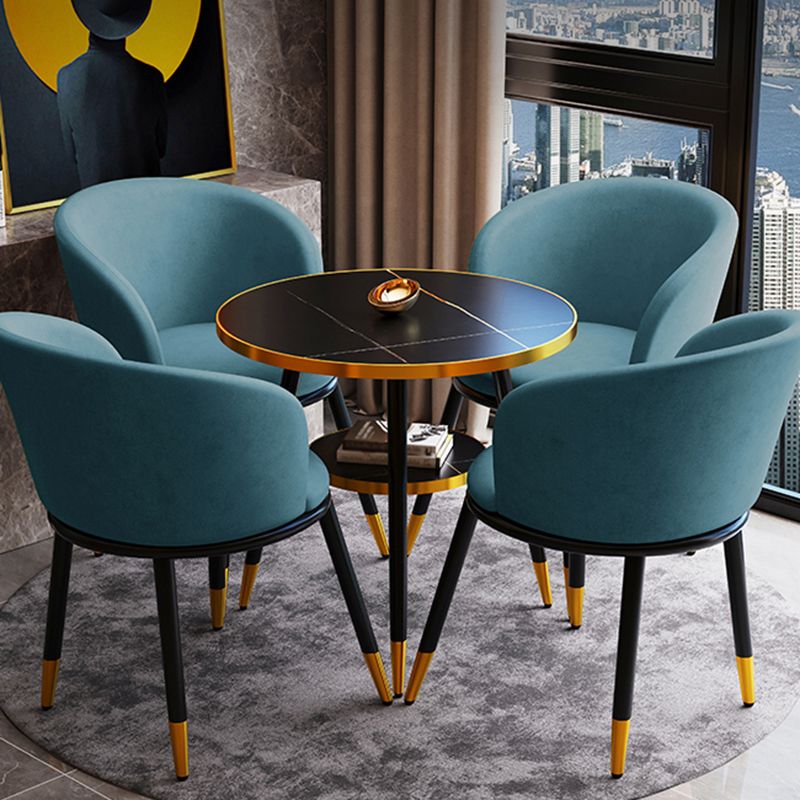 Round Dining Site Table Traditional Luxury Home Furniture with Tripod Base Clearhalo ' dining_table' 'Dining Tables & Seating' 'Dining Tables' 'furn' 'furn_dining_table' 'Furniture' 'furniture_dining_table' 'Kitchen & Dining Furniture' 'kitchen&dining_furn' 'kitchen' 'kitchen_dining_table' 1200x1200_b2ee142c-c161-45a9-b560-6ac6d4239c3c