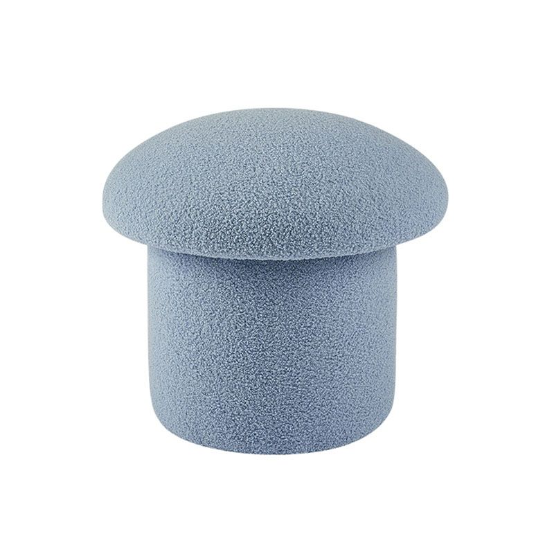 Solid Color Flannel Standard Stool Modern Style Simple Mushroom Stool Clearhalo 'furn' 'furn_ottomans_poufs' 'Furniture' 'Living Room Furniture' 'Ottomans & Poufs' 'ottomans_poufs' 1200x1200_b2ef061f-c6b9-46da-a5cf-97e9a1dea688