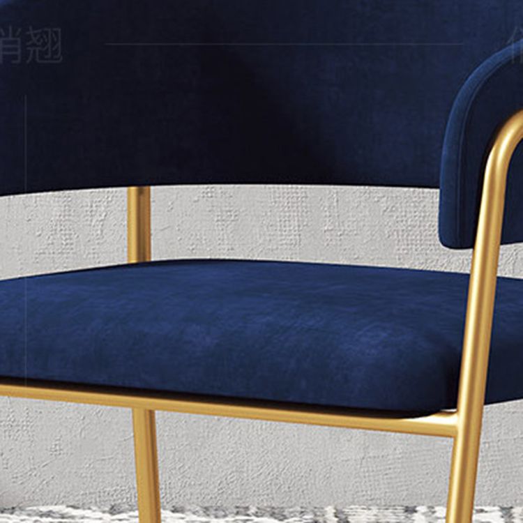 Glam Style Metal Kitchen Dining Room Chair Open Back Side Copper Chairs Clearhalo ' kitchen&dining_furn' 'Dining Chairs' 'Dining Tables & Seating' 'dining_chair' 'furn' 'furn_dining_chair' 'Furniture' 'furniture_dining_chair' 'Kitchen & Dining Furniture' 'kitchen' 1200x1200_b2ef90cd-d772-43e9-b178-ba8277c0351e