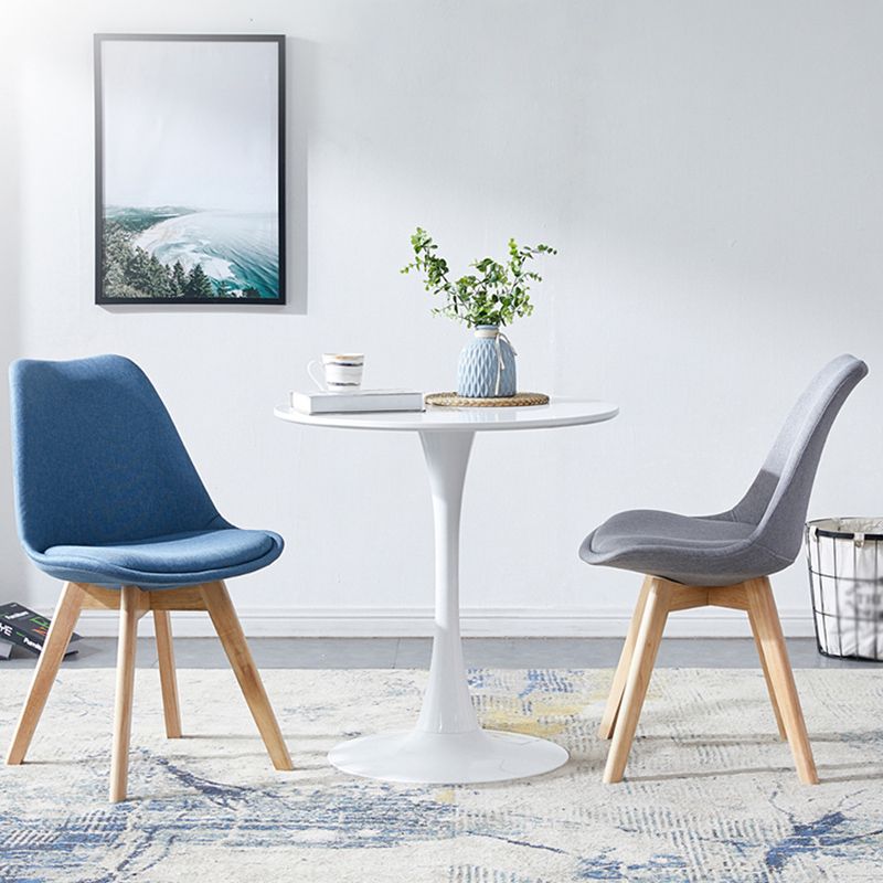 Upholstered Armless Dining Chairs Solid Back Side Chairs with Wood Legs Clearhalo ' kitchen&dining_furn' 'Dining Chairs' 'Dining Tables & Seating' 'dining_chair' 'Furniture' 'furniture_dining_chair' 'Kitchen & Dining Furniture' 'kitchen' 1200x1200_b2f254dd-88b1-4d0c-bd57-3ec2b69feb24