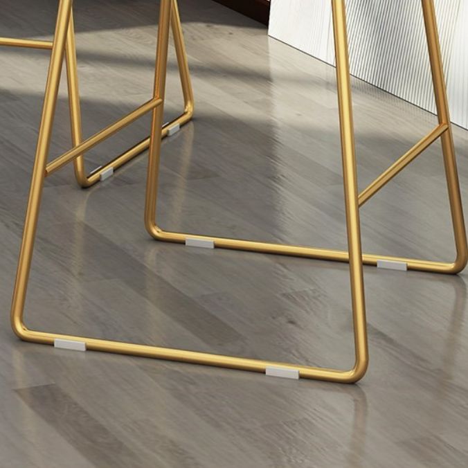 1/5 Pieces Glam Round Bar Table Set Bistro Set with White Faux Marble Top Clearhalo 'Bar Furniture' 'furn' 'furn_home_bar_bar_sets' 'Furniture' 'Home Bars & Bar Sets' 'home_bar_bar_sets' 'Kitchen & Dining Furniture' 1200x1200_b2f2bd1d-e791-45e2-9260-1d70ac00f7e1