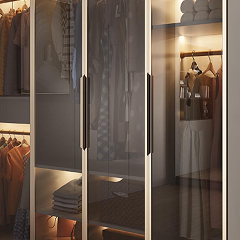 White Colour Wardrobe Armoire Contemporary Style Wooden Wardrobe Closet for Bedroom Clearhalo 'Armoires & Wardrobes' 'armoires_wardrobes' 'Bedroom Furniture' 'furn' 'furn_armoires_wardrobes' 'Furniture' 1200x1200_b2f2f31c-a4e7-4404-bd4b-a9cb72884946