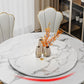Metal Traditional Luxury Round Dining Table Marble Top Indoor Table with Pedestal Base Clearhalo ' dining_table' 'Dining Tables & Seating' 'Dining Tables' 'furn' 'furn_dining_table' 'Furniture' 'furniture_dining_table' 'Kitchen & Dining Furniture' 'kitchen&dining_furn' 'kitchen' 'kitchen_dining_table' 1200x1200_b2f5560b-64a9-4a04-87ad-33e4e63404d1