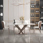 Stainless Steel Traditional Luxury Table Sintered Stone Table with Pedestal base Clearhalo ' dining_table' 'Dining Tables & Seating' 'Dining Tables' 'furn' 'furn_dining_table' 'Furniture' 'furniture_dining_table' 'Kitchen & Dining Furniture' 'kitchen&dining_furn' 'kitchen' 'kitchen_dining_table' 1200x1200_b2f65424-00a9-4662-a73a-fec652b7cbe9