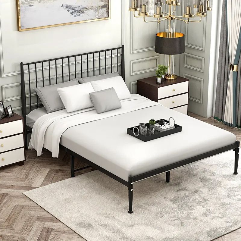 カスタムゴールドレッグ付きの工業用スラットベッド長方形の標準ベッド