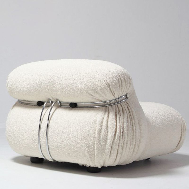 Divano standard di divano a bracciale senza armi contemporaneo per soggiorno