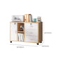 Modern File Cabinet Wooden Frame Lock Storage Filing Cabinet for Office