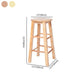 Modern Armless Non Foldable Counter Stool Wood Household Bar Stool with Pedal Clearhalo 'Bar Furniture' 'Bar Stools' 'bar_stools' 'furn' 'furn_bar_stools' 'furniture_bar_stools' 'Kitchen & Dining Furniture' 'kitchen&dining_furn' 'kitchen' 'kitchen_furn' Furniture' 1200x1200_b2f93e14-62b6-433d-ae04-79f54420dde7