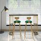 Contemporary Storage Bistro Accent Dining Table Indoor Double Pedestal Patio Bar Table Clearhalo 'Bar Furniture' 'Bar Tables' 'bar_tables' 'furn' 'furn_bar_tables' 'Furniture' 'furniture_bar_tables' 'Kitchen & Dining Furniture' 1200x1200_b2fae21d-d255-42c7-bc59-7d5b1febc36e