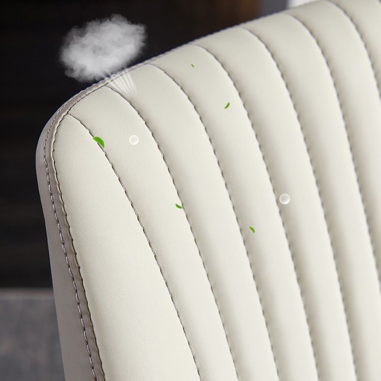 Contemporary Style Metal Dining Chairs Dining Wingback Armless Side Chairs for Kitchen Clearhalo ' kitchen&dining_furn' 'Dining Chairs' 'Dining Tables & Seating' 'dining_chair' 'furn' 'furn_dining_chair' 'Furniture' 'furniture_dining_chair' 'Kitchen & Dining Furniture' 'kitchen' 1200x1200_b2fb53ff-7093-4468-9e0c-7fa743f923d6