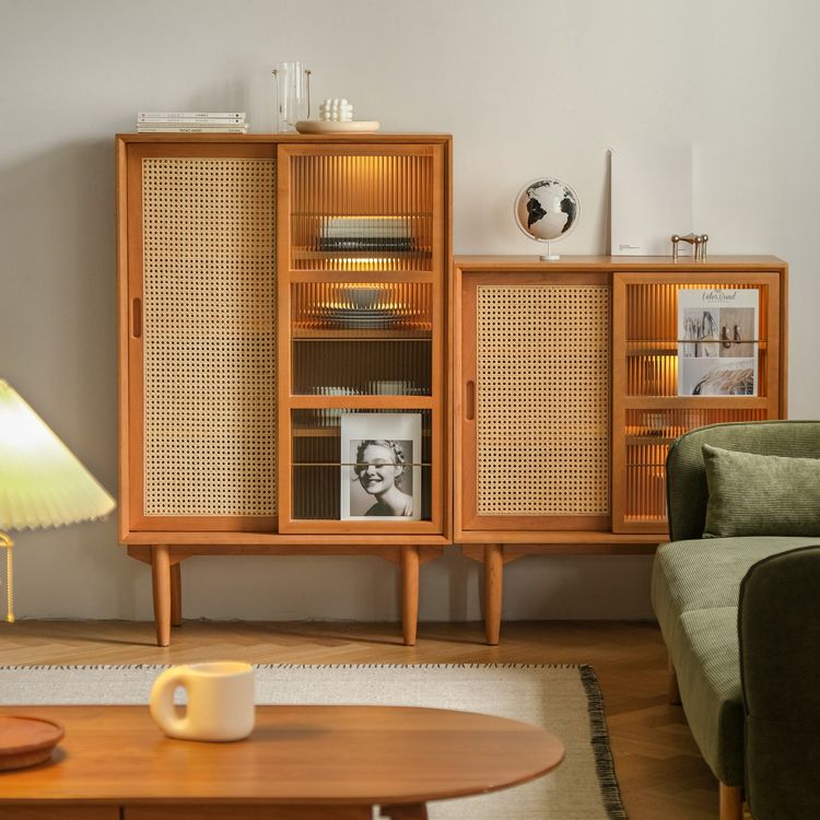 Buffet moderne en bois massif / console portes coulissantes Buffet du buffet de salon