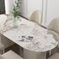 Metal Traditional Luxury Oval Table Sintered Stone Table for Dining Room Clearhalo ' dining_table' 'Dining Tables & Seating' 'Dining Tables' 'furn' 'furn_dining_table' 'Furniture' 'furniture_dining_table' 'Kitchen & Dining Furniture' 'kitchen&dining_furn' 'kitchen' 'kitchen_dining_table' 1200x1200_b2ff2935-dead-4ebb-a809-b944814cacdc