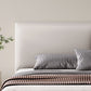 84.65 inch Wide Glam Bed Frame Solid Color Standard Bed with Headboard