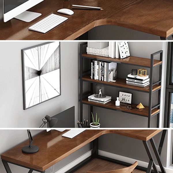 Solid Wood L-Shaped Work Table Fixed Home Office Modern Writing Desk Clearhalo 'furn' 'furn_office_desk' 'Furniture' 'furniture_office_desk' 'Office Desks' 'Office Furniture' 'office_desk' 1200x1200_b30004a1-6963-4497-ac95-4b6a208c7793