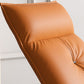 Faux Chaise à bascule en cuir et en métal Ergonomic avec un coussin de chaise de chaise de coussin de siège