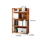 Estante de bambú vertical moderno Etagere Espresso estantería para dormitorio