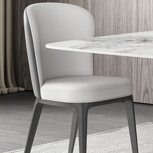 Contemporaneo 1/4/5/6/7 pezzi sala da pranzo tavolo mobili in pietra rettangolo in bianco