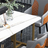 Traditional Luxury Rectangle Dining Table Double Pedestal Dinner Table Clearhalo ' dining_table' 'Dining Tables & Seating' 'Dining Tables' 'furn' 'furn_dining_table' 'Furniture' 'furniture_dining_table' 'Kitchen & Dining Furniture' 'kitchen&dining_furn' 'kitchen' 'kitchen_dining_table' 1200x1200_b3049c04-d4ed-467e-8930-5d8d1dde0fef