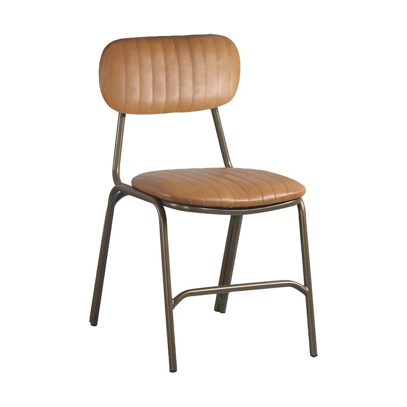 19.69 "brede industriële stijl Single Sofa Chair Fixed Back Basic Basic Four Legs Armless Chair