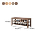 Rectangle 11.8" Wide Entryway Bench Modern Solid Wood Bench with Storage Clearhalo 'Benches' 'Chairs & Seating' 'furn' 'furn_benches' 'Furniture' 'Living Room Furniture' 1200x1200_b308712d-4e86-44a9-87a1-d7c43f631a0e