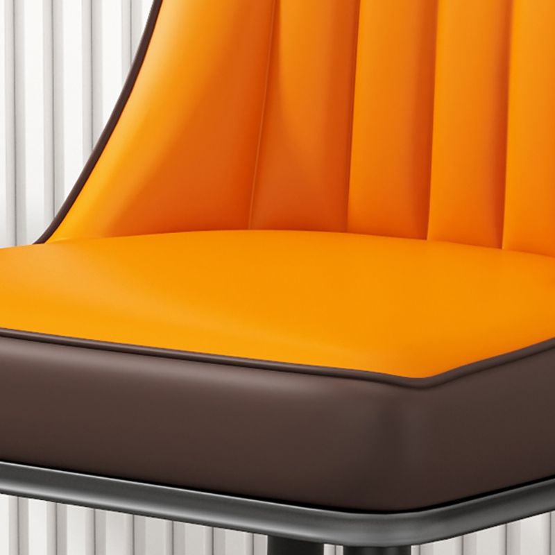 Modern Style Parsons Chair PU Leather Chairs for Dining Room Clearhalo 'Dining Chairs' 'Dining Tables & Seating' 'dining_chair' 'furn' 'furn_dining_chair' 'Furniture' 'furniture_dining_chair' 'Kitchen & Dining Furniture' 1200x1200_b30d9516-dc5a-40e5-92a5-b9041806dc5e