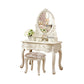 Tavolo da toeletta per vanità in legno massiccio vittoriano 4 cassetti trucco da vanità scrivania