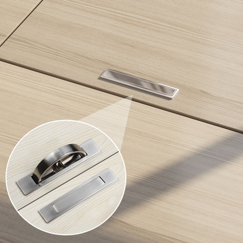 Light Brown Platform Bed Scandinavian 13.77" Tall Bed Frame with Storage Drawers Clearhalo 'Bedroom Furniture' 'Beds' 'furn' 'furn_beds' 'Furniture' 1200x1200_b30df732-8009-40dd-8485-97538fbd162b