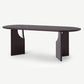 Modern Indoor Wood Table for Restaurant Oval Dining Table with Double Pedestal Base Clearhalo ' dining_table' 'Dining Tables & Seating' 'Dining Tables' 'furn' 'furn_dining_table' 'Furniture' 'furniture_dining_table' 'Kitchen & Dining Furniture' 'kitchen&dining_furn' 'kitchen' 'kitchen_dining_table' 1200x1200_b30e69aa-f95a-4897-a389-ccf6ceb5a641