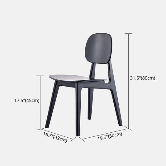 Contemporary Kitchen Dining Chair Open Back Dining Side Chair with Wooden Legs Clearhalo ' kitchen&dining_furn' 'Dining Chairs' 'Dining Tables & Seating' 'dining_chair' 'furn' 'furn_dining_chair' 'Furniture' 'furniture_dining_chair' 'Kitchen & Dining Furniture' 'kitchen' 1200x1200_b30f68ba-610c-4d4f-abdb-be0d59ee2c61