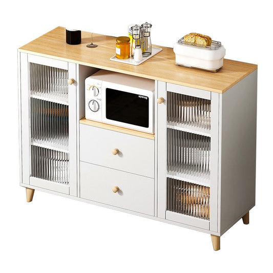 Server a buffet di legno ingegnerizzato con cassetti Dining Server contemporaneo