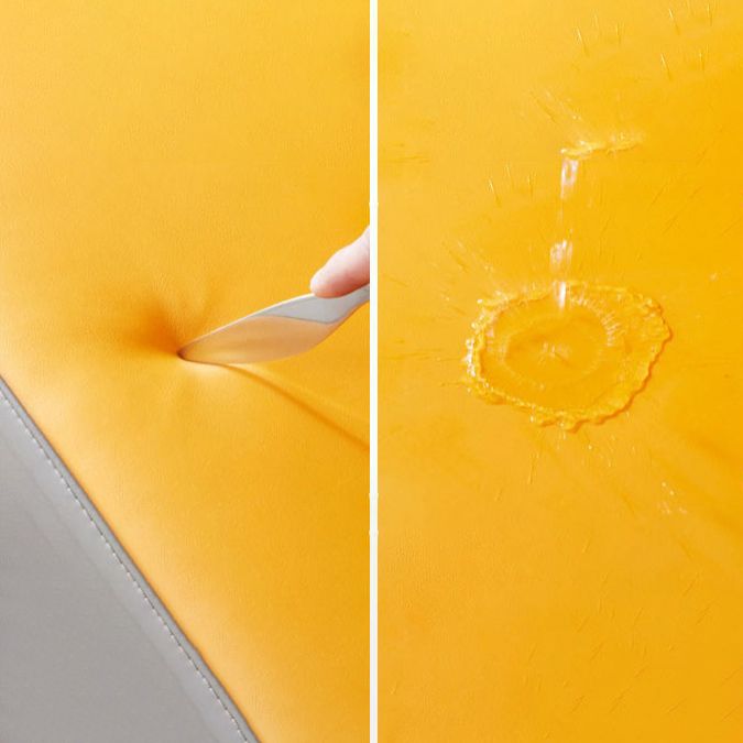 Glam Style Metal Dining Room Chairs Armless Parsons Leather Chair for Restaurant Clearhalo ' kitchen&dining_furn' 'Dining Chairs' 'Dining Tables & Seating' 'dining_chair' 'furn' 'furn_dining_chair' 'Furniture' 'furniture_dining_chair' 'Kitchen & Dining Furniture' 'kitchen' 1200x1200_b310da3e-6e9f-454a-a54d-265084afe5a0